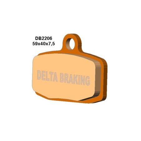 Pastiglie sinterizzate DELTA BRAKING anteriori x KTM 85