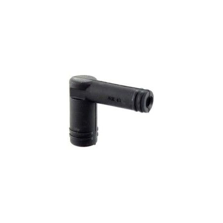 Pipetta candela RMS siliconico nero antiacqua innesto 6,2x10 ( innesto candela con ogiva )