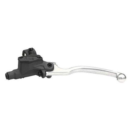 Pompa frizione BRAKTEC pistoncino Ø 9,5 leva lunga cromata