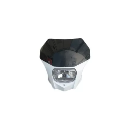 Portafaro CIRCUIT bagus con lampadina alogena bianco/nero