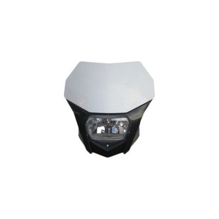 Portafaro CIRCUIT bagus con lampadina alogena nero/bianco