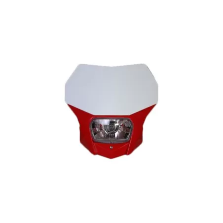 Portafaro CIRCUIT bagus con lampadina alogena rosso/bianco