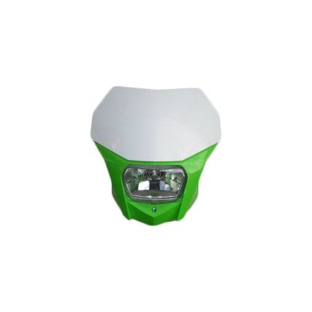 Portafaro CIRCUIT bagus con lampadina alogena verde/bianco