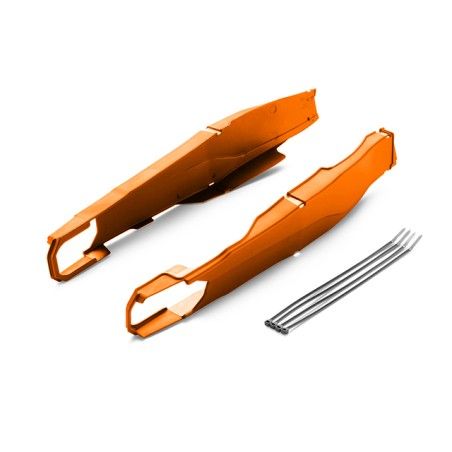 Protezione forcellone 4MX arancio x KTM exc 2012/15
