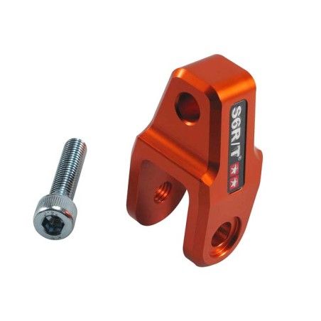 Rialzo STAGE6 CNC STREET LEGAL 40mm arancio x Minarelli-Kymco-Peugeot