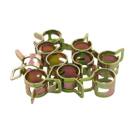 Serie mollette blocca tubo MOTOFORCE 10 pz d.8,5mm