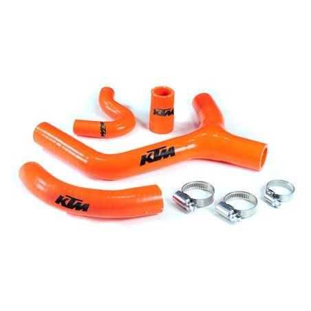 Tubazioni siliconiche arancio per Ktm exc 400/450/530 08/10