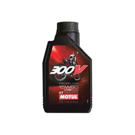 1 lt olio motore MOTUL sintetico 300V Off-road 4T 15w60