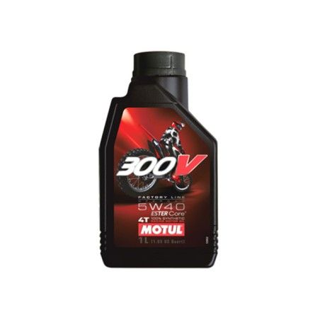 1 lt olio motore MOTUL sintetico 300V Off-road 4T 5w40