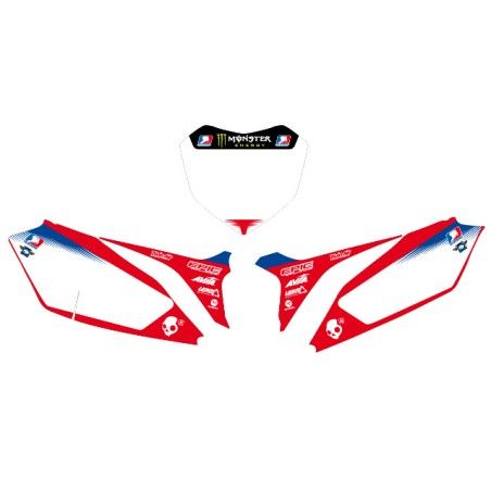 Adesivi tabelle lucas oil HONDA crf 250 10/11 crf 450 09/11