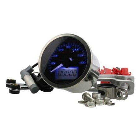 Conta km KOSO ECLIPSE Style (160 km/h) Ø 64mm con vetro oscurato