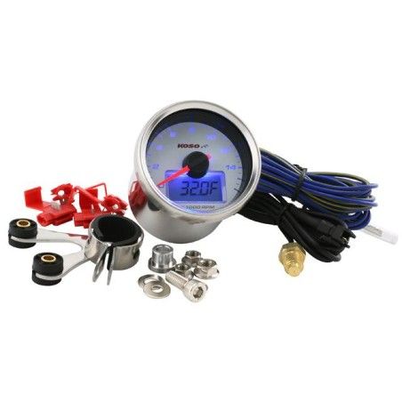 Contagiri KOSO GP Style (16.000 rpm)  Ø 55mm sfondo bianco
