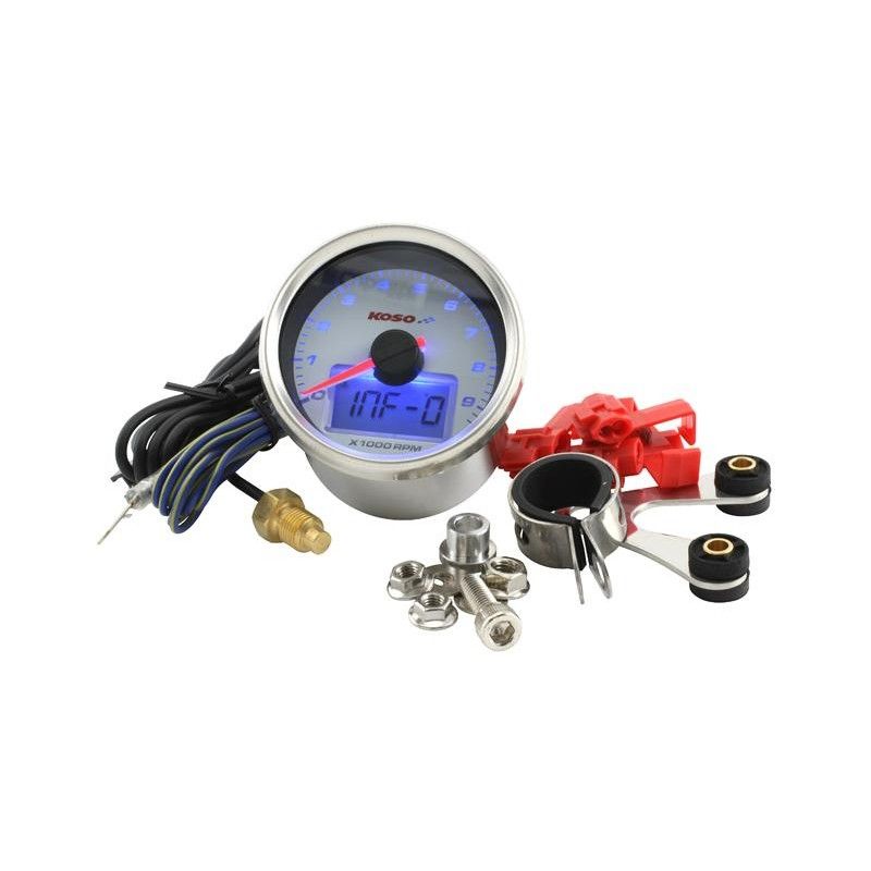 Contagiri KOSO GP Style (9.000 rpm)  Ø 55mm sfondo bianco