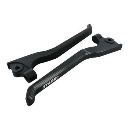 Coppia leve STAGE6 CNC nere x Peugeot Jetforce