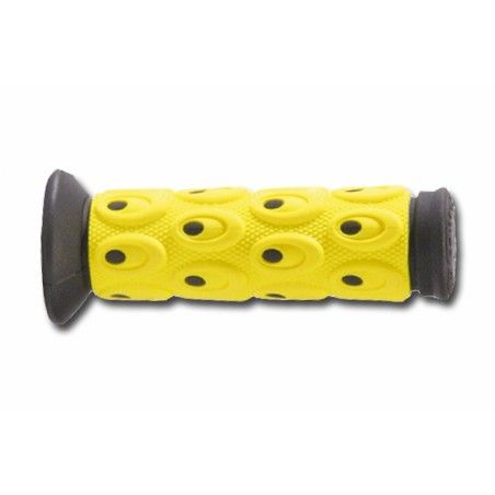Coppia manopole CIRCUIT soft bicomponente nero/giallo
