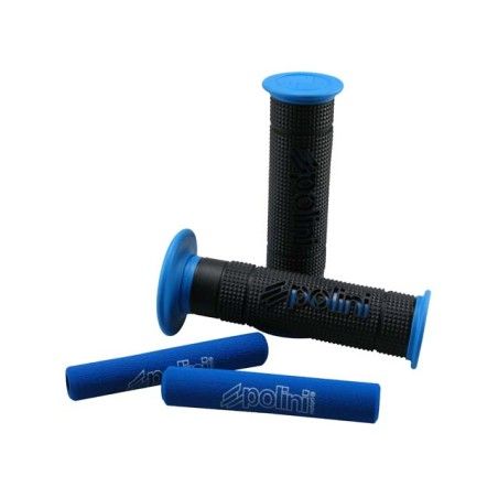 Coppia manopole POLINI Big Evo Blu