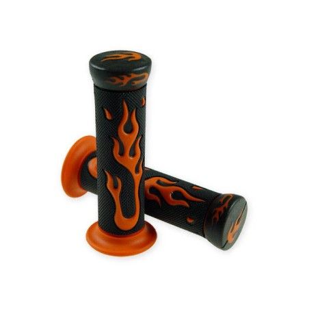 Coppia manopole STR8 Flame arancio