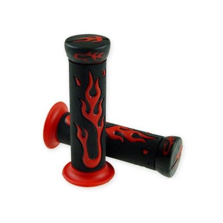 Coppia manopole STR8 Flame rosse