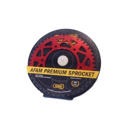 Corona AFAM alluminio rossa Z 50 Honda Cr/Crf