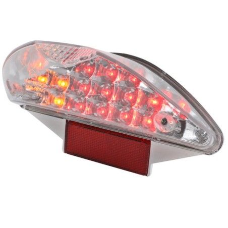 Fanale Posteriore LED STR8 Black-Line Con Freccia Per Scooter - Foto 3