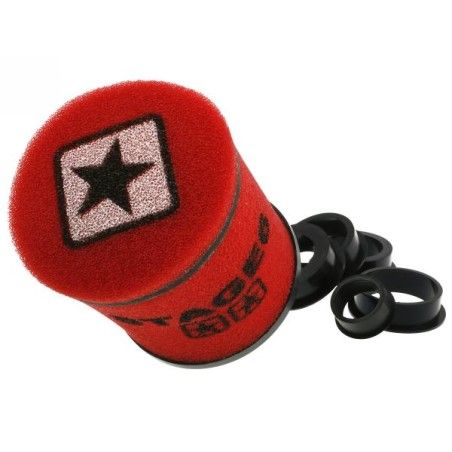 Filtro aria STAGE6 Double-Layer rosso versione tonda