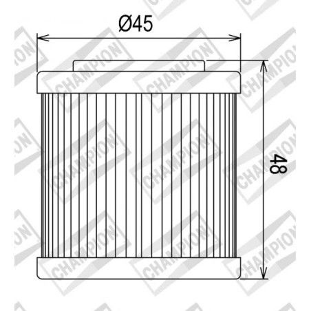 Filtro olio CHAMPION x Husqvarna 410-610 TE-TC (HF154)