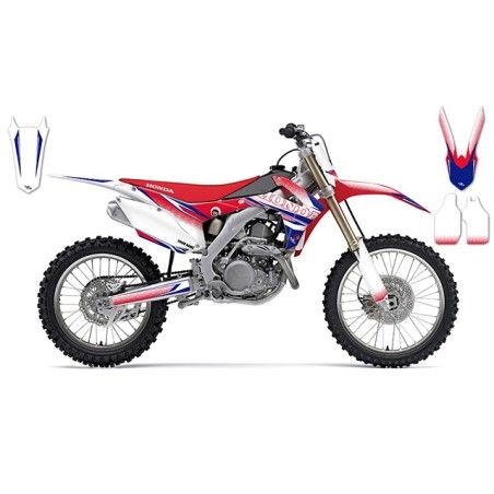 Kit adesivi grafiche blur x Honda CRF 250 14/15 450 13/15