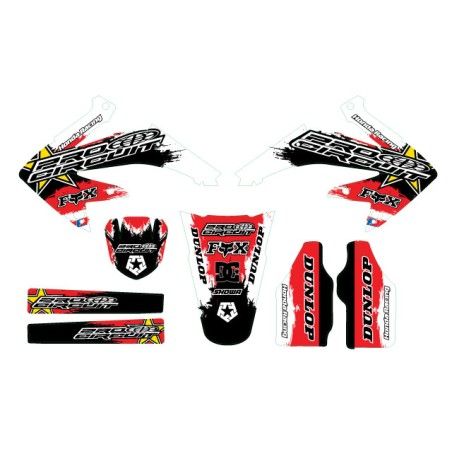 Kit adesivi grafiche Circuit Red HM 50 2006/2015