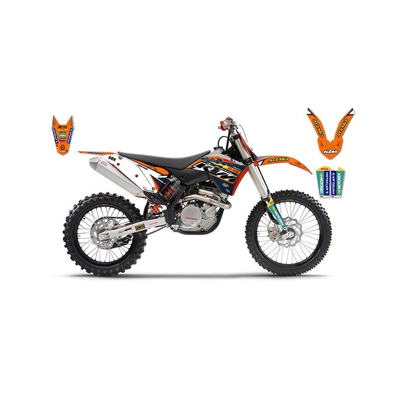 Kit adesivi grafiche EXC replica 2015 x Ktm SX/SXF 2007/10 Exc 08/11