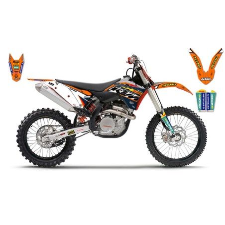 Kit adesivi grafiche EXC replica 2015 x Ktm SX/SXF 2007/10 Exc 08/11