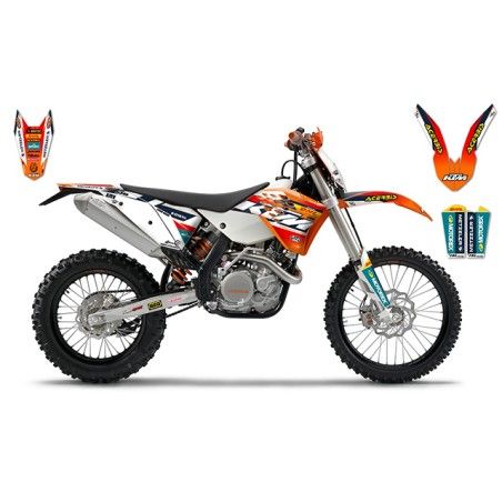 Kit adesivi grafiche Factory 2015 x Ktm exc 2008/2011