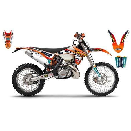 Kit adesivi grafiche Factory 2015 x Ktm exc 2012/13