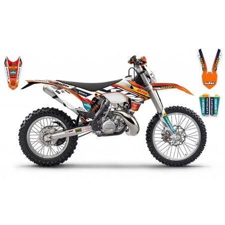 Kit adesivi grafiche Factory 2015 x Ktm exc 2014/15