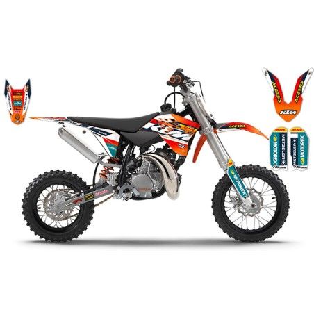 Kit adesivi grafiche Factory 2015 x Ktm sx 50 2009-15
