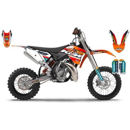 Kit adesivi grafiche Factory 2015 x Ktm sx 65 2009-15