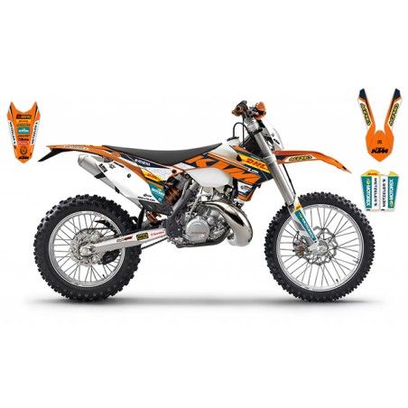 Kit adesivi grafiche Factory 2016 x Ktm exc 2014/16