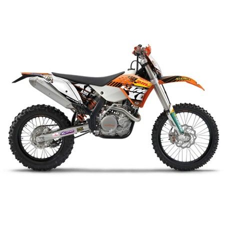 Kit adesivi grafiche Factory replica 2012 x Ktm exc 2008/2011