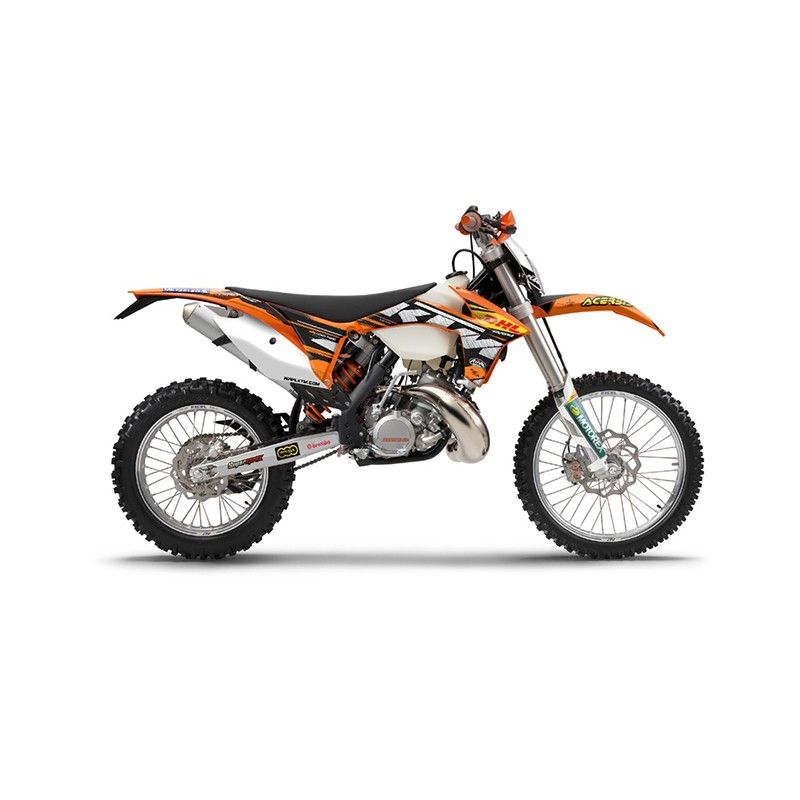 Kit adesivi grafiche Factory replica 2013 x Ktm exc 2012/13