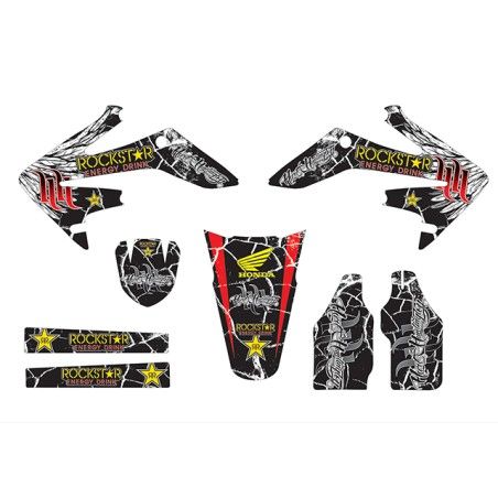 Kit adesivi grafiche Hart and Huntington black HM 125