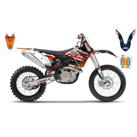 Kit adesivi grafiche MX replica 2015 x Ktm SX/SXF 2007/10 Exc 08/11