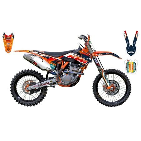 Kit adesivi grafiche MX replica 2015 x Ktm SX/SXF 2013/14