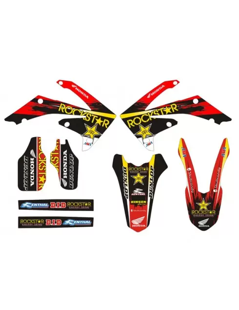 Rockstar 2015 Graphics Sticker Kit HONDA crf 450 09/12 250 10/13