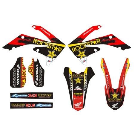 Kit adesivi grafiche Rockstar 2015 HONDA crf 450 09/12 250 10/13