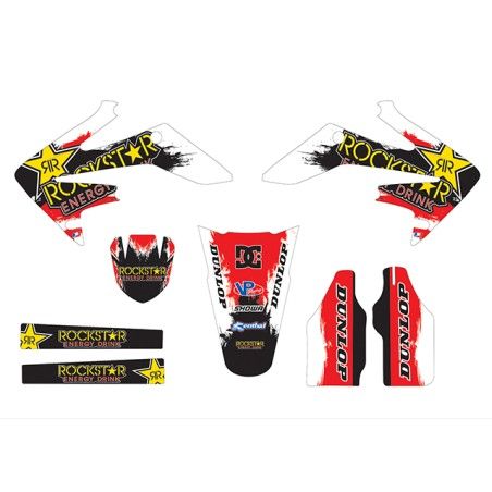 Kit adesivi grafiche Rockstar DC HM 125 red inverted