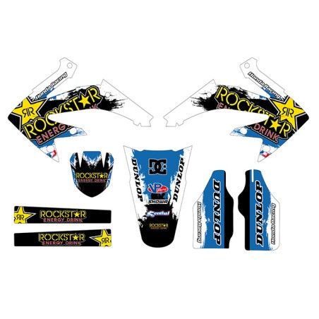 Kit adesivi grafiche Rockstar DC HM 50 2006/2015 blue inverted