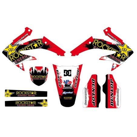 Kit adesivi grafiche Rockstar DC HM 50 2006/2015 red