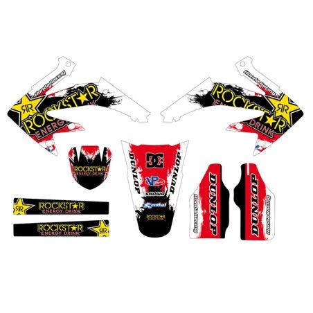 Kit adesivi grafiche Rockstar DC HM 50 2006/2015 red inverted