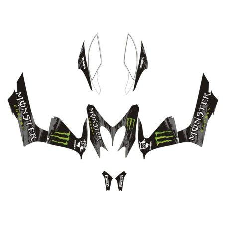 Kit adesivi grafiche Yamaha Aerox / MBK Nitro Monster full combo