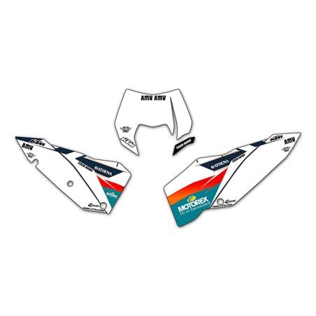 Kit adesivi tabelle Factory 2015 x Ktm exc 2008/11