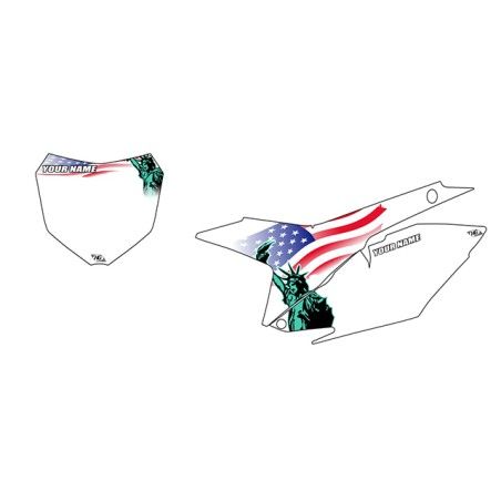 Kit adesivi tabelle New York x Honda CRF 250 14/15 450 13/15